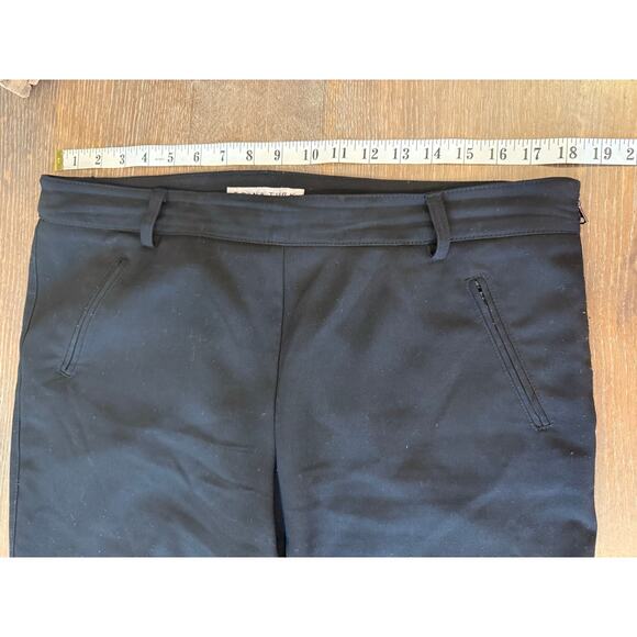 TRINA TURK Black Straight Leg Pant Trouser Women size 12 made in usa - Picture 10 of 10